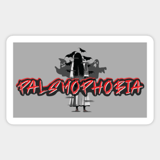 Palsmophobia Scary Ghost Design Sticker